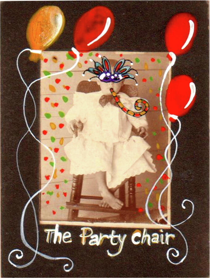 The Party Chair Painting by Jo Potocki The Party Chair Painting by Jo Potocki