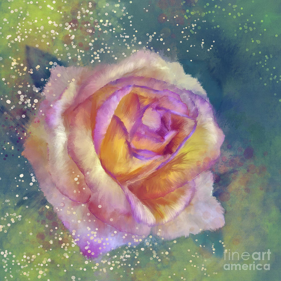 The Party Rose Digital Art by Lois Bryan