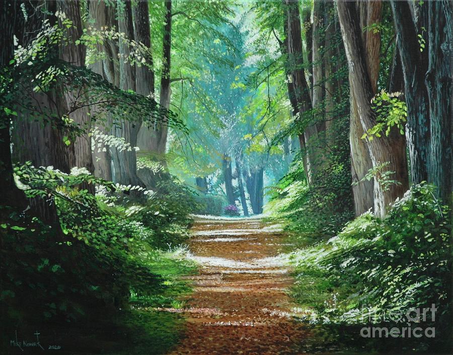 The Pathway Painting by Michael Nowak - Fine Art America