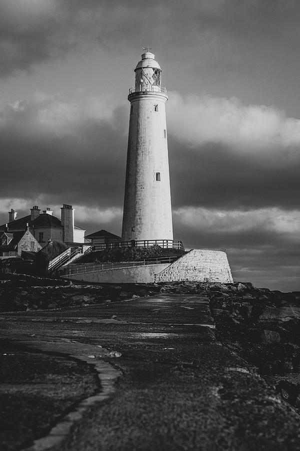 The pathway to the lighthouse Photograph by Emma Solomon - Fine Art America