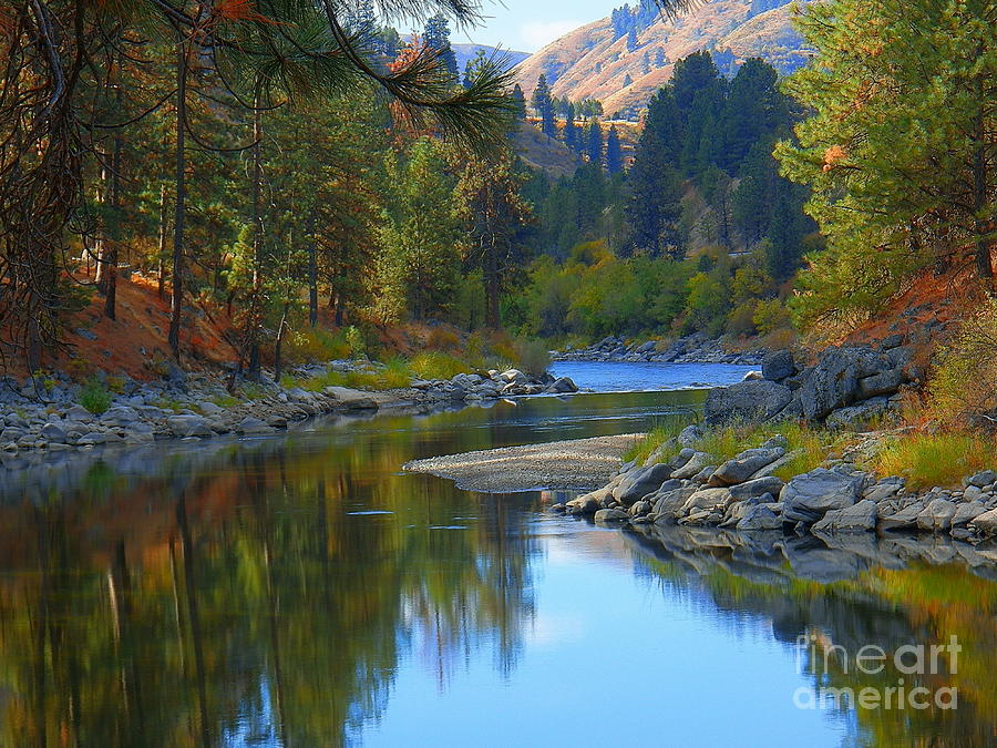 The Payette River, Payette National Forest, Idaho Art Print Photograph ...