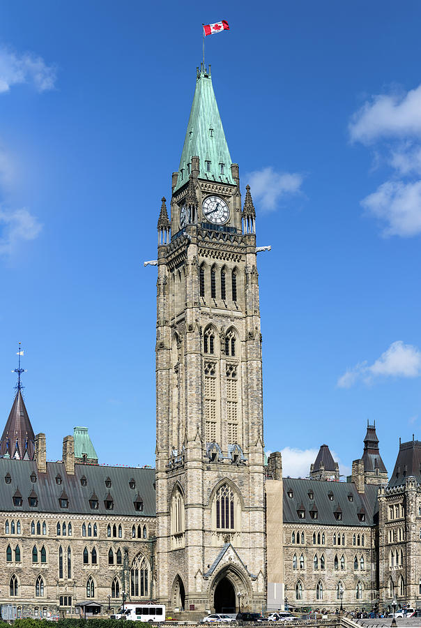 The Peace Tower at Parliament Hill Photograph by Michael Russell