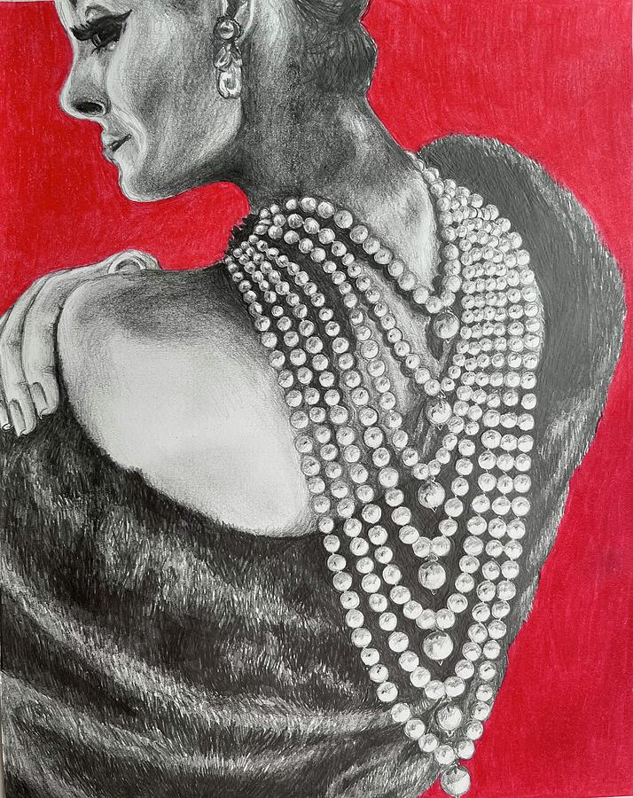 The pearl Drawing by Alla Stellakis - Fine Art America