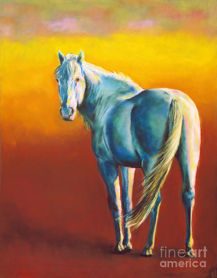 The Pearl Horse Painting by Frances Marino