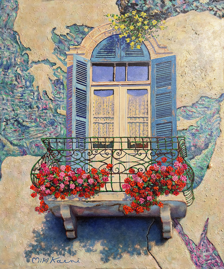 The pearl of the Mediterranean. Painting by Miki Karni