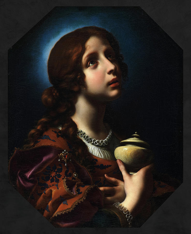 The Penitent Magdalene, 1650 Painting by Carlo Dolci - Fine Art America