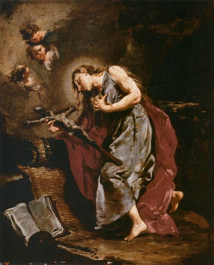 The Penitent Magdalene Painting By Giambattista Pittoni Pixels   The Penitent Magdalene Giambattistapittoni 