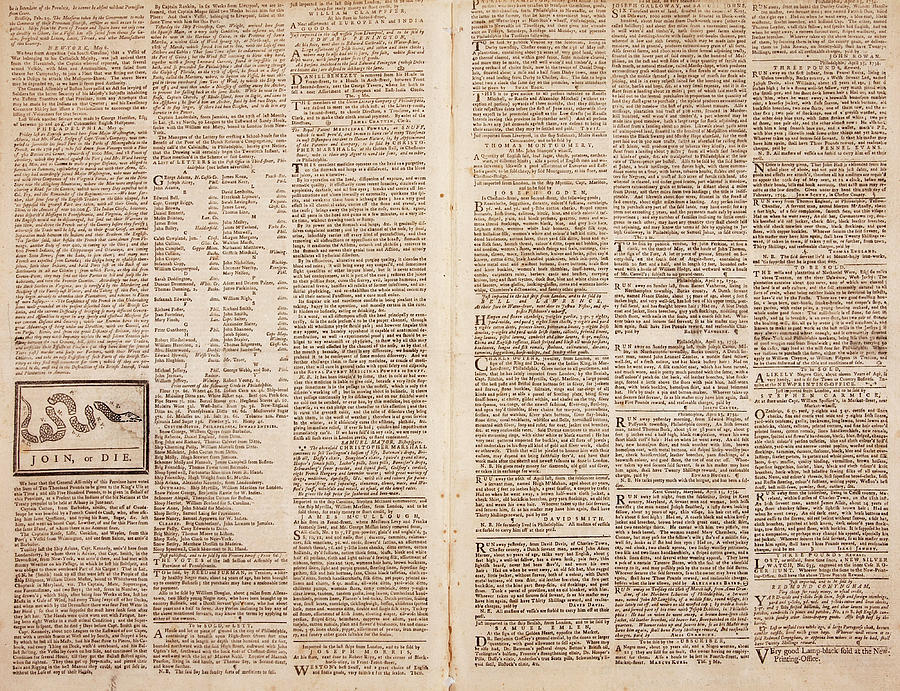 The Pennsylvania Gazette, No.2 Painting by American History