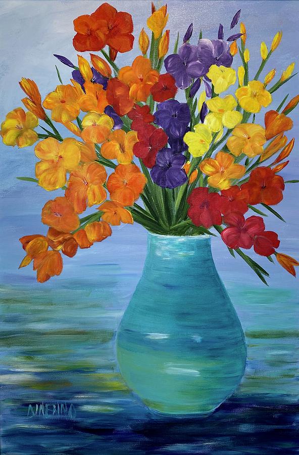 The Perfect Bouquet Painting by Sue Dinenno