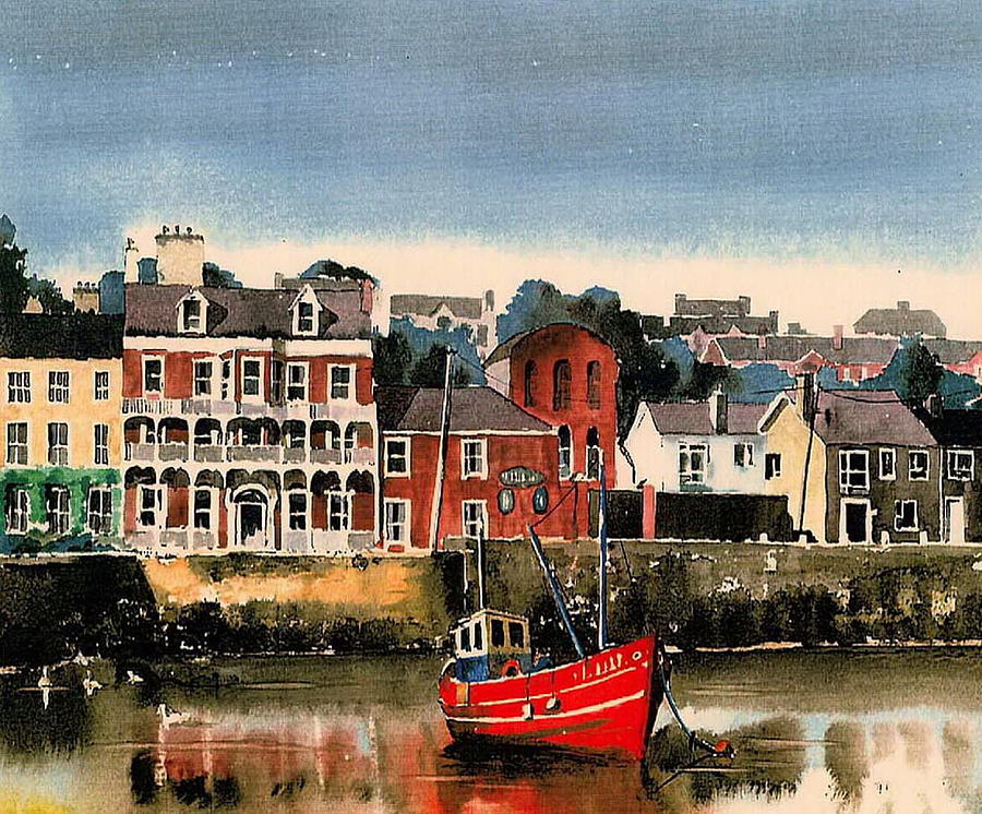 The Periwinkle , Kinsale, Co. Cork Painting by Val Byrne