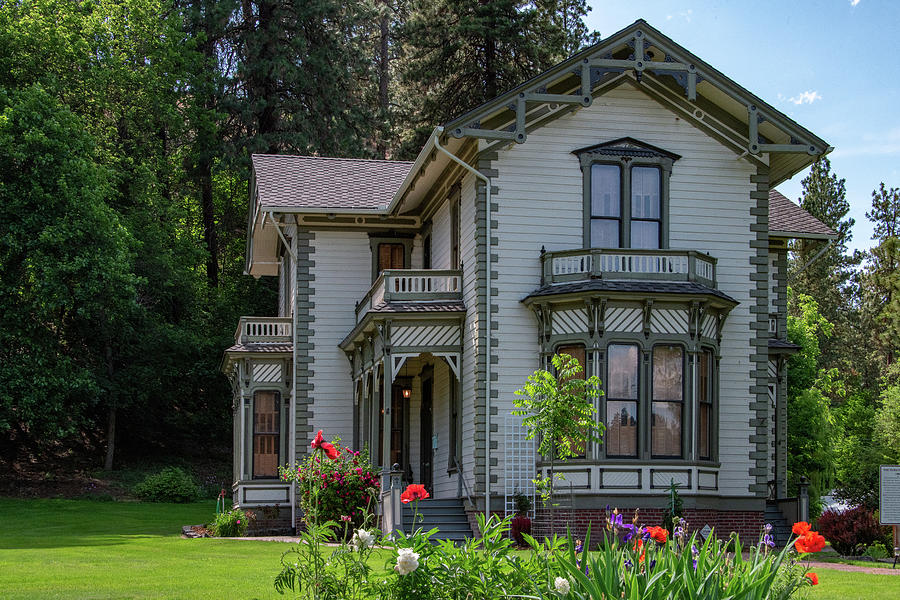 The Perkins House, A Historic Colfax Home Photograph by Marcy Wielfaert