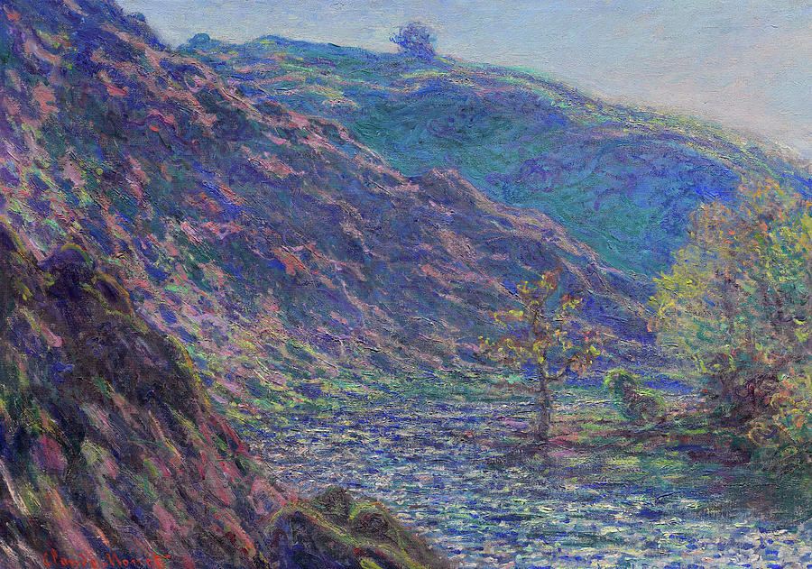 monet mountain painting