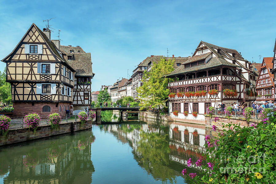 The Petite France, a Little Venice in Strasbourg Photograph by Delphimages Photo Creations