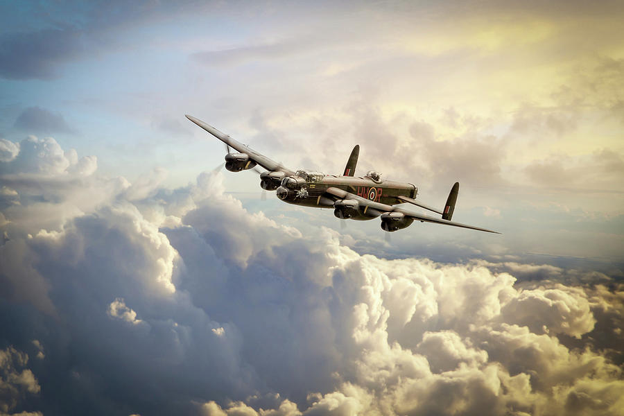 The Phantom - Lancaster Bomber Digital Art by Airpower Art