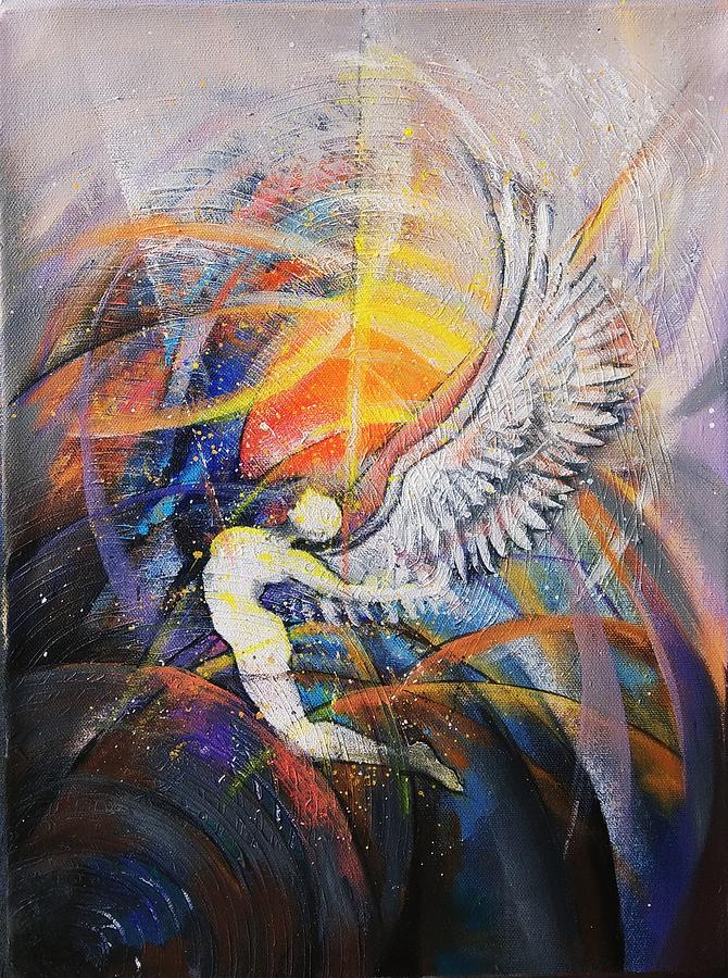 The Phoenix Painting by Jagdish Mohanty - Fine Art America