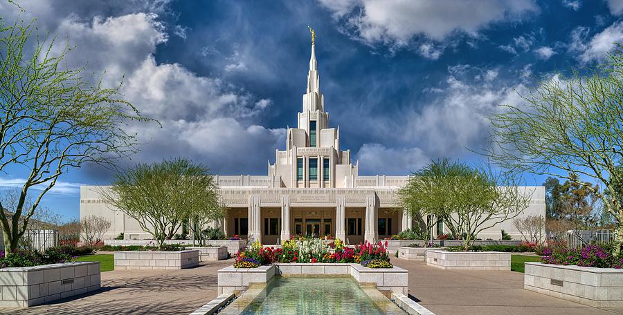 The Phoenix LDS Temple Photograph by Mountain Dreams - Fine Art America