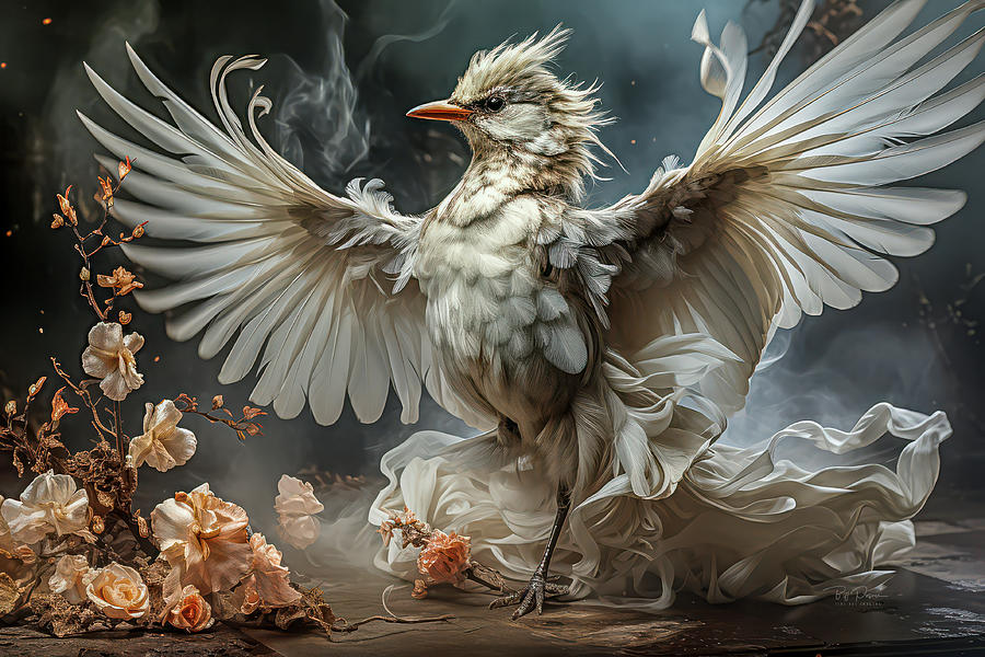 The Phoenixs Awakening Digital Art by Bill Posner