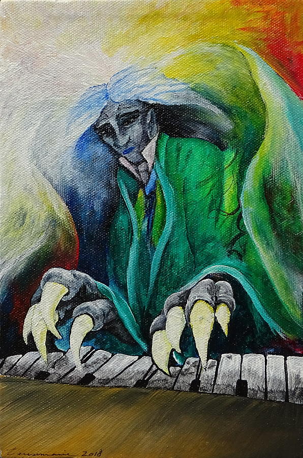 The Pianist Painting by Teresamarie Yawn