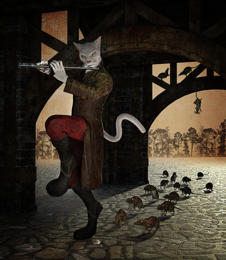 The Pied Piper Digital Art by Alisa Williams