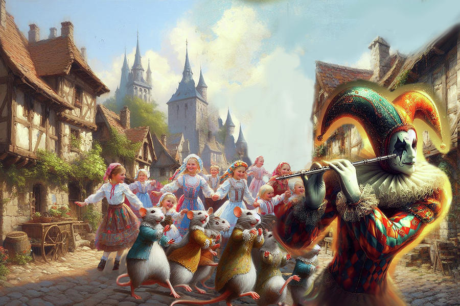 The Pied Piper Digital Art by Lisa Yount