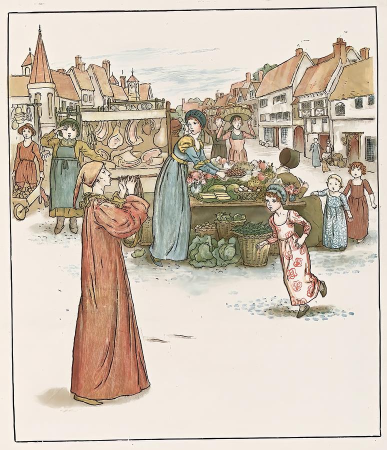 The Pied Piper of Hamelin Pl 19 1910 Kate Greenaway English 1846 1901 ...