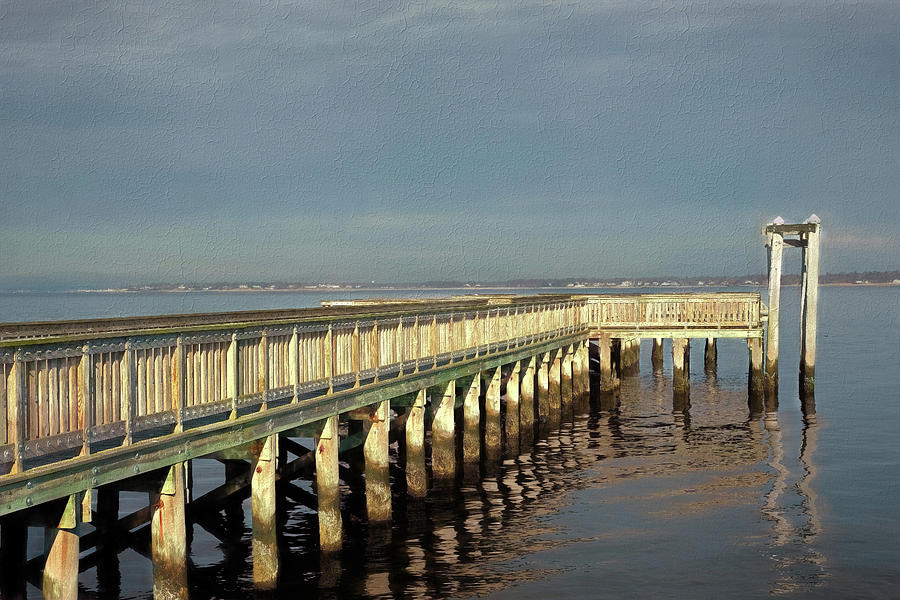 The Pier at Colt State Park Photograph by Nancy De Flon