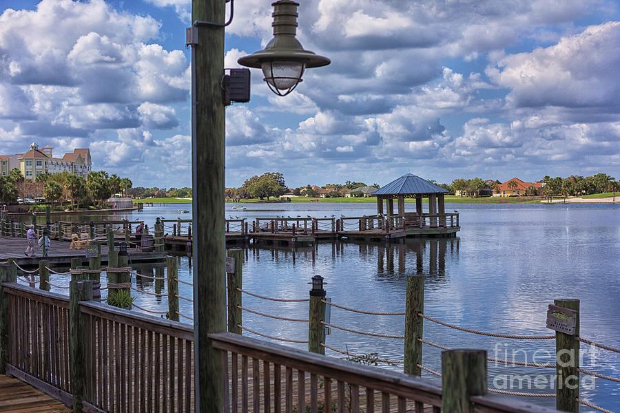 The Pier At Lake Sumter Landing Photograph by Mary Lou Chmura