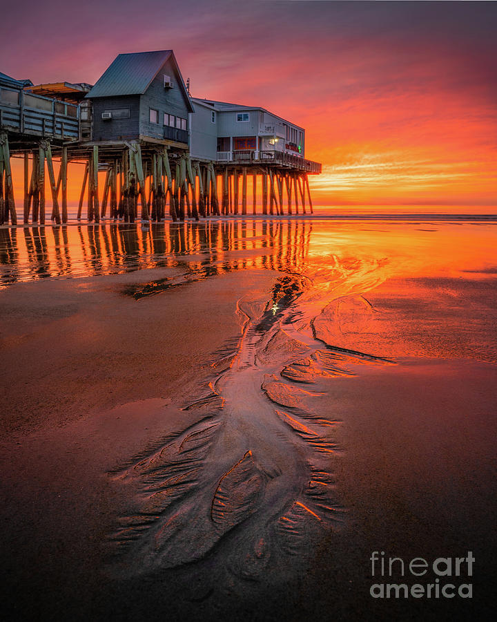The Pier at Sunrise Photograph by Benjamin Williamson