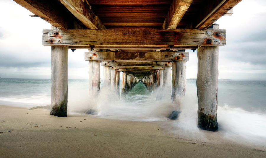 The Pier Photograph by Damian Morphou The Pier Photograph by Damian Morphou