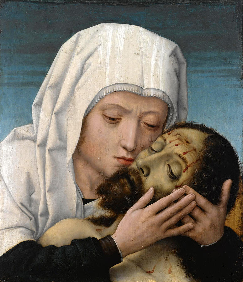 The Pieta Painting by Studio of Gerard David