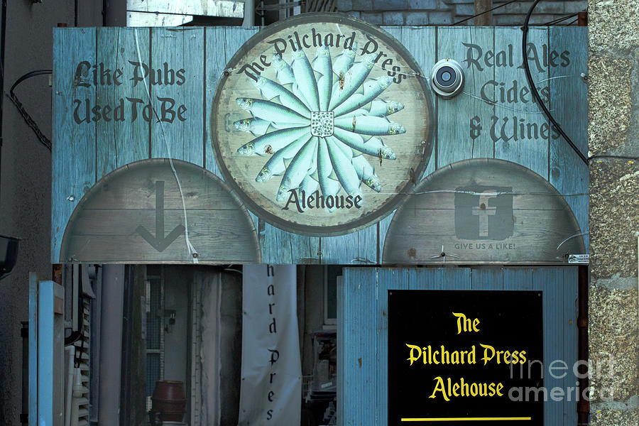 The Pilchard Press Alehouse St Ives Photograph by Terri Waters