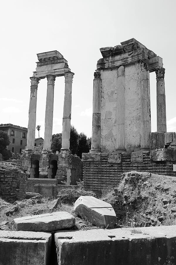 the pillars of ancient Rome Photograph by Habib Ayat