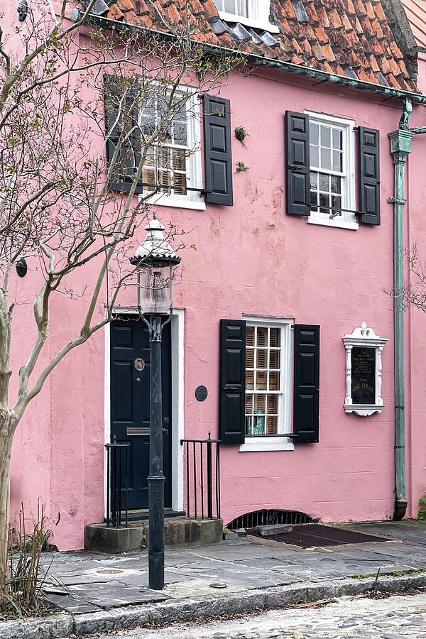 The Pink House, Charleston, South Carolina Photograph by Dawna Moore Photography