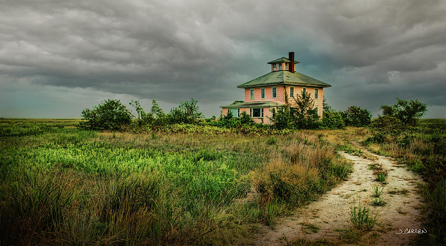 The Pink House  Photograph by Jim Carlen
