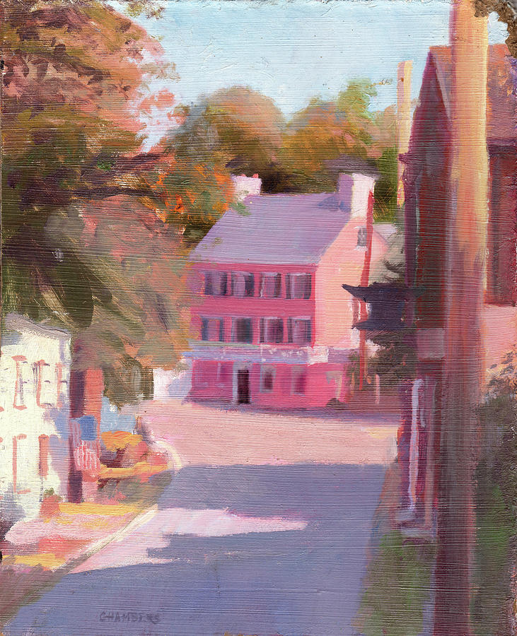 Historic Pink House Canvas