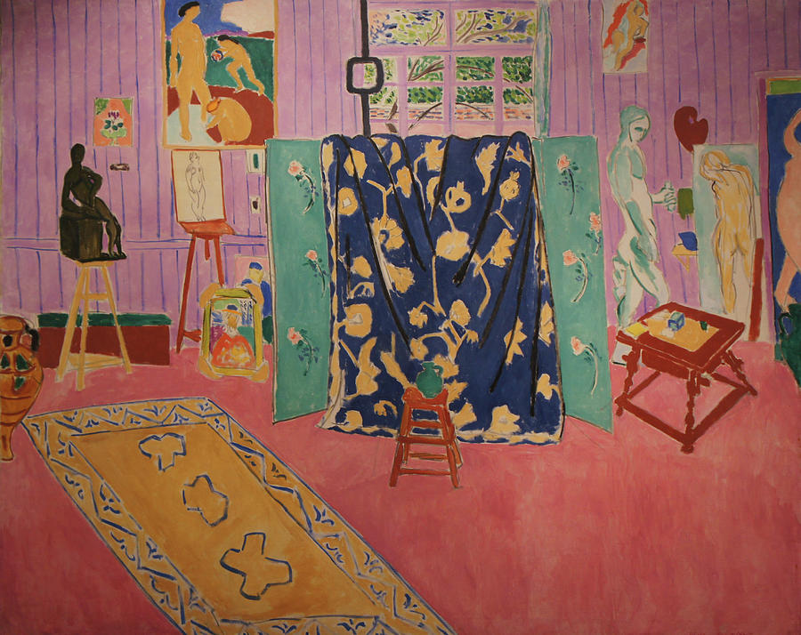 The Pink Studio Painting by Henri Matisse