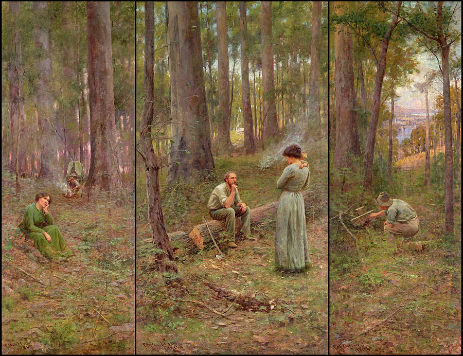Impressionism Painting - The Pioneer, 1904 by Frederick McCubbin
