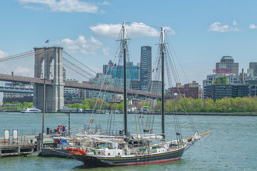 The Pioneer at Pier 16 Photograph by Cate Franklyn