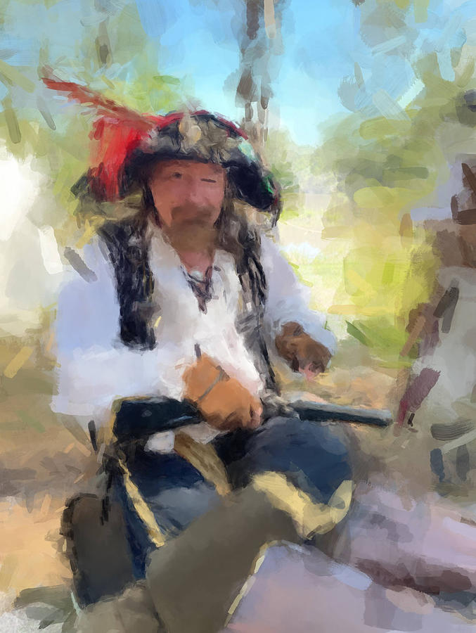 The Pirate Painting by Gary Arnold