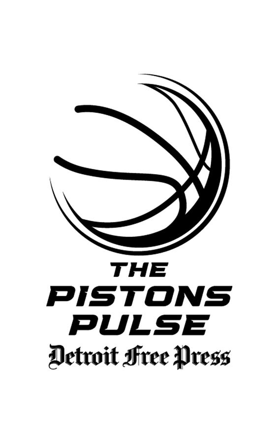 The Pistons Pulse Black Logo Digital Art by Gannett