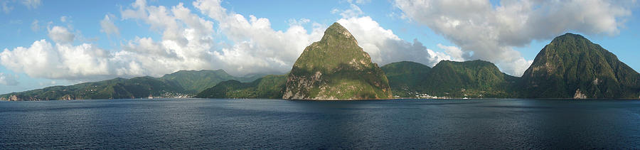 Nature Photograph - The Pitons, St. Lucia by Dromore Photography
