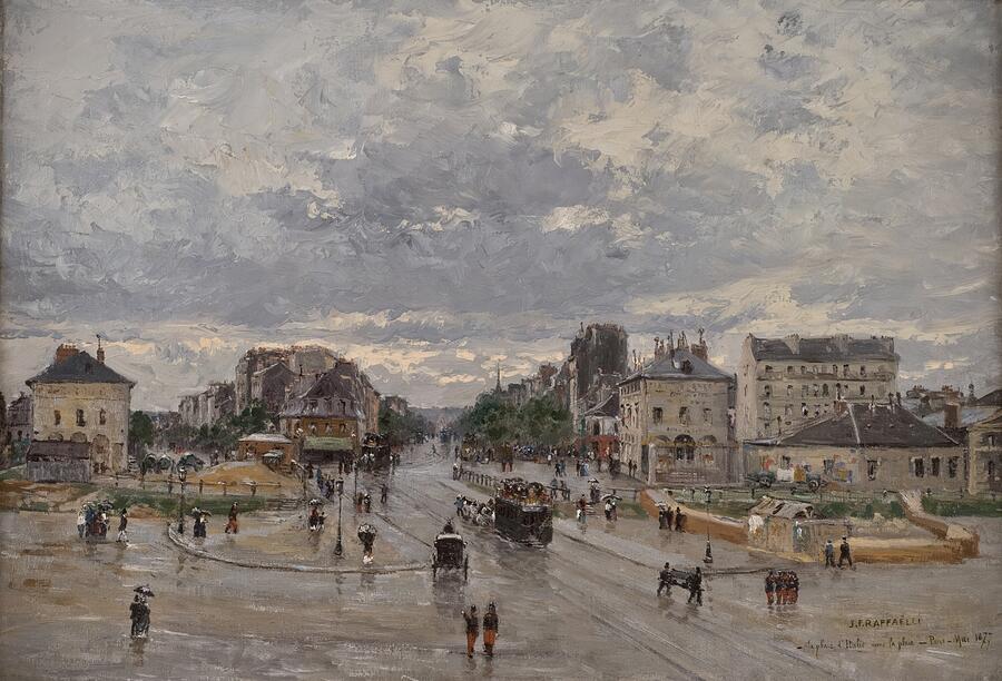 The Place dItalie after the Rain - Jean-Francois Raffaelli Digital Art by Samuel HUYNH The Place dItalie after the Rain - Jean-Francois Raffaelli Digital Art by Samuel HUYNH