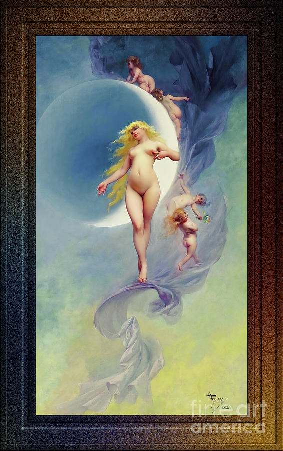 The Planet Venus by Luis Ricardo Falero Old Masters Fine Art Reproductions Painting by Xzendor7