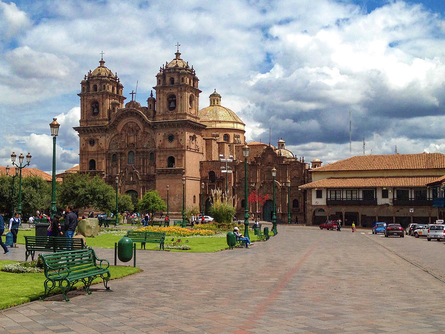 The Plaza de Armas of Cusco, Peru Photograph by Christine Ley