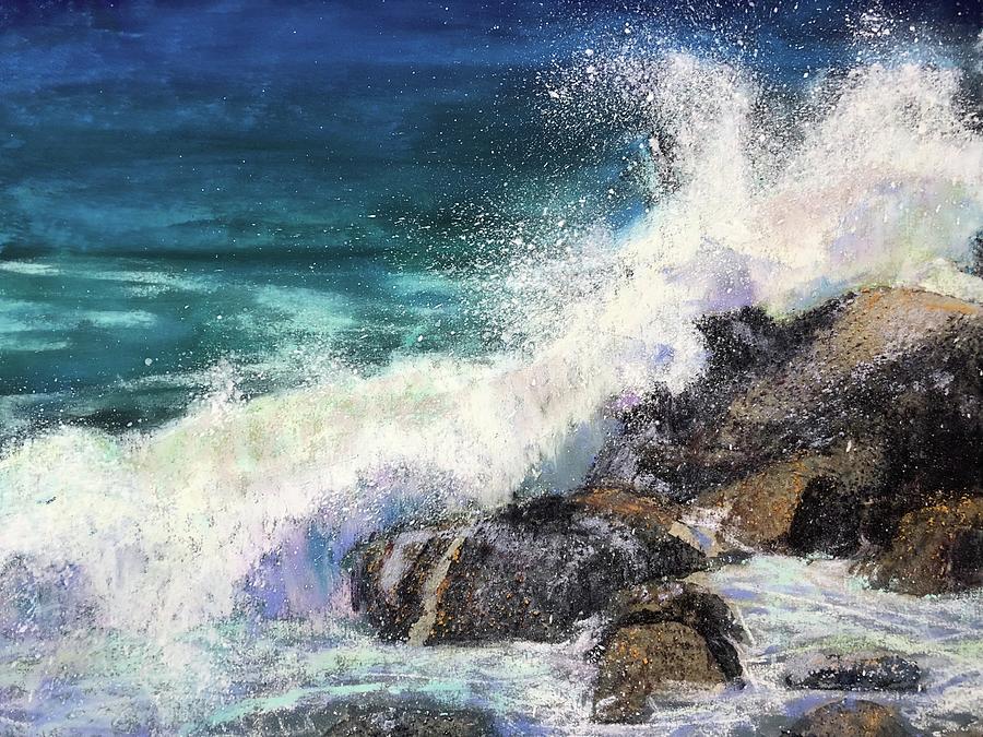 The Poetry of Waves Painting by Karen O'Brien - Fine Art America