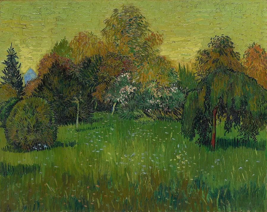 The Poets Garden. Vincent van Gogh, Dutch, 1853-1890. Painting by Vincent Van Gogh