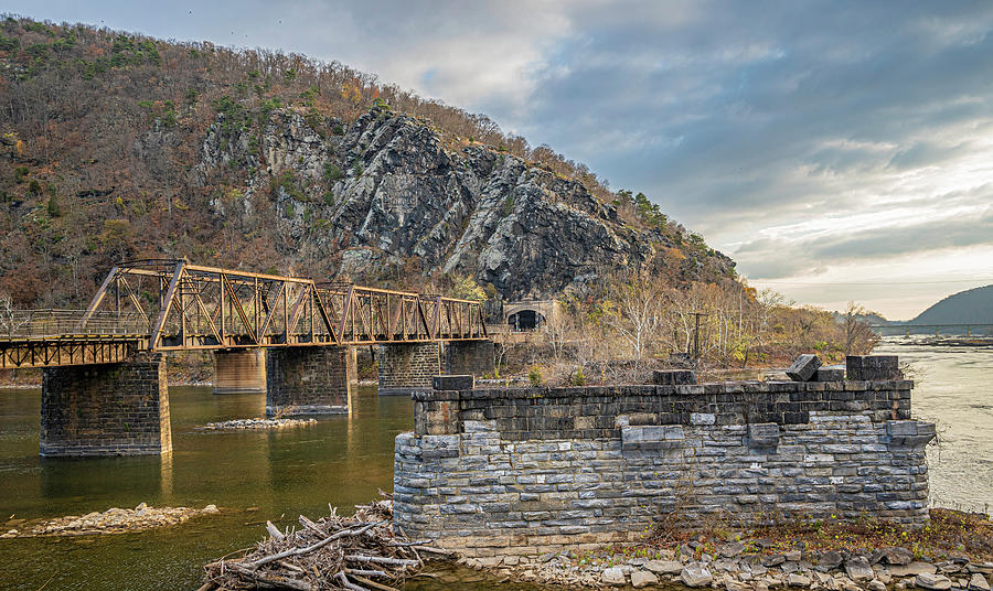 The Point at Harpers Ferry West Virginia Photograph by Jim Cook