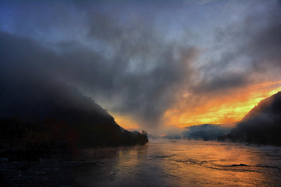The Point Harpers Ferry at Sunrise Photograph by Raymond Salani III