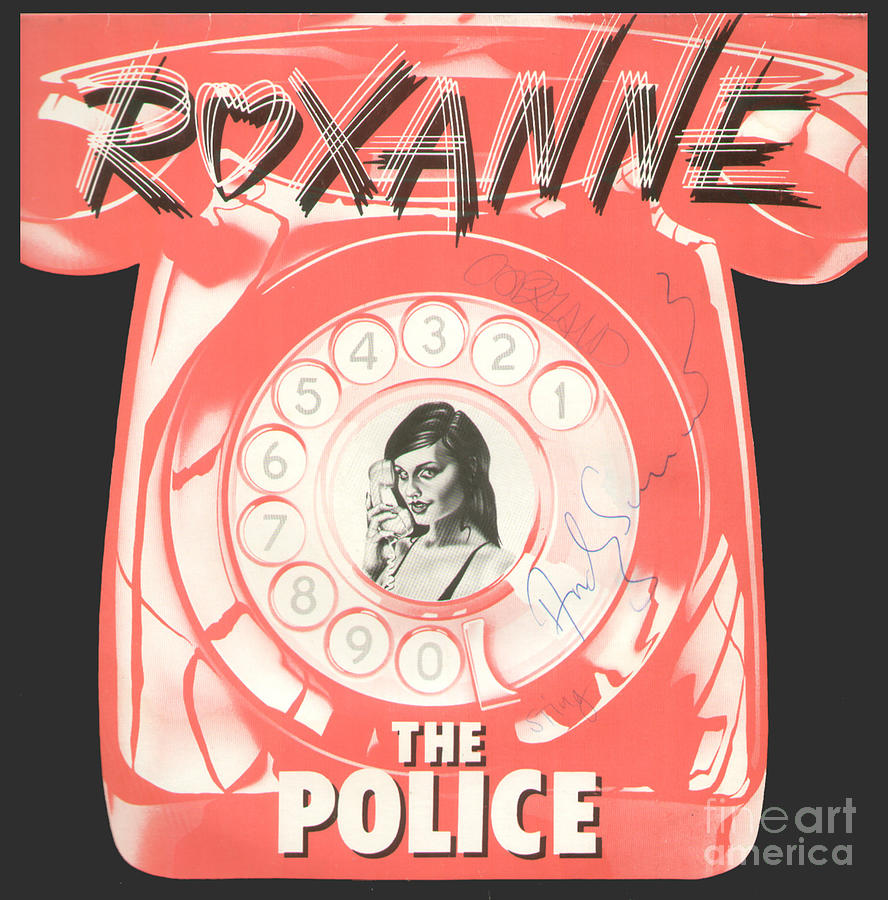 Christmas Digital Art - The Police Roxanne by Samantha Berggren