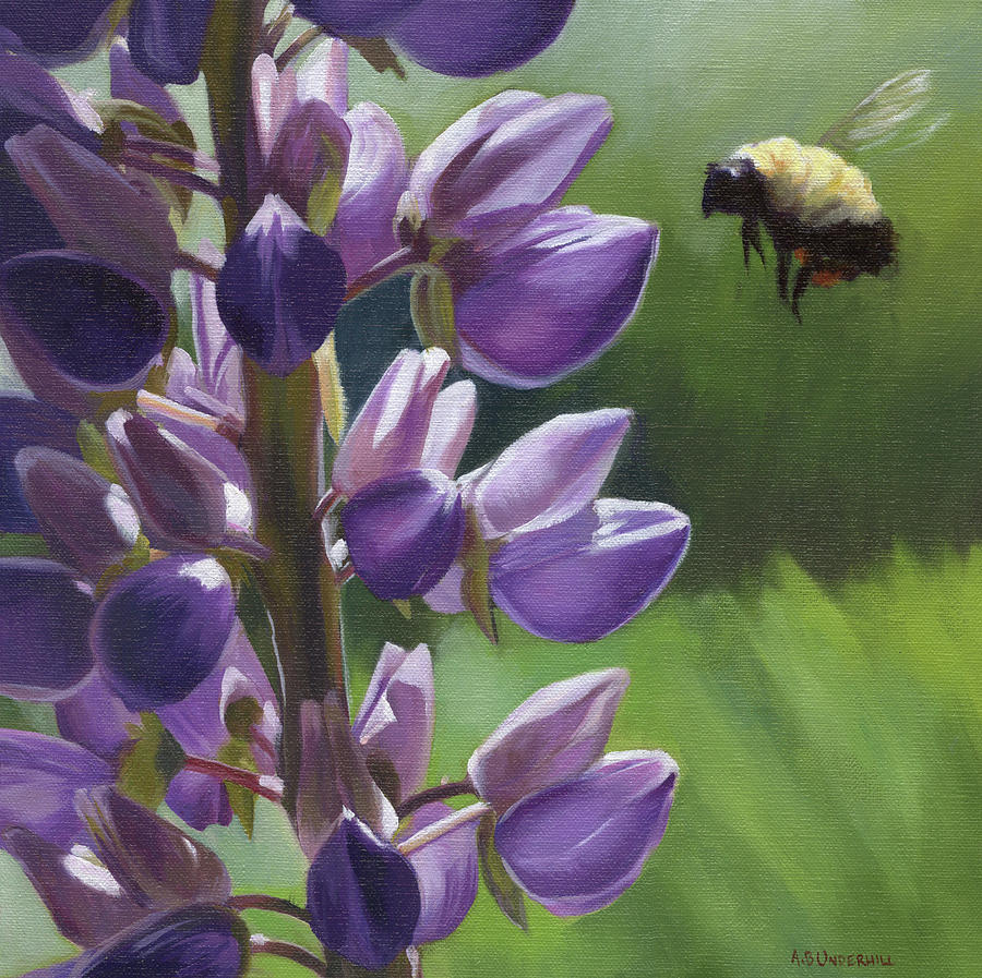 The Pollinator Painting by Alecia Underhill